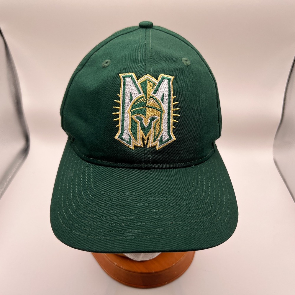 Richardson Pro 212 Green Spartan Helmet M Logo Snapback Hat MD-LG